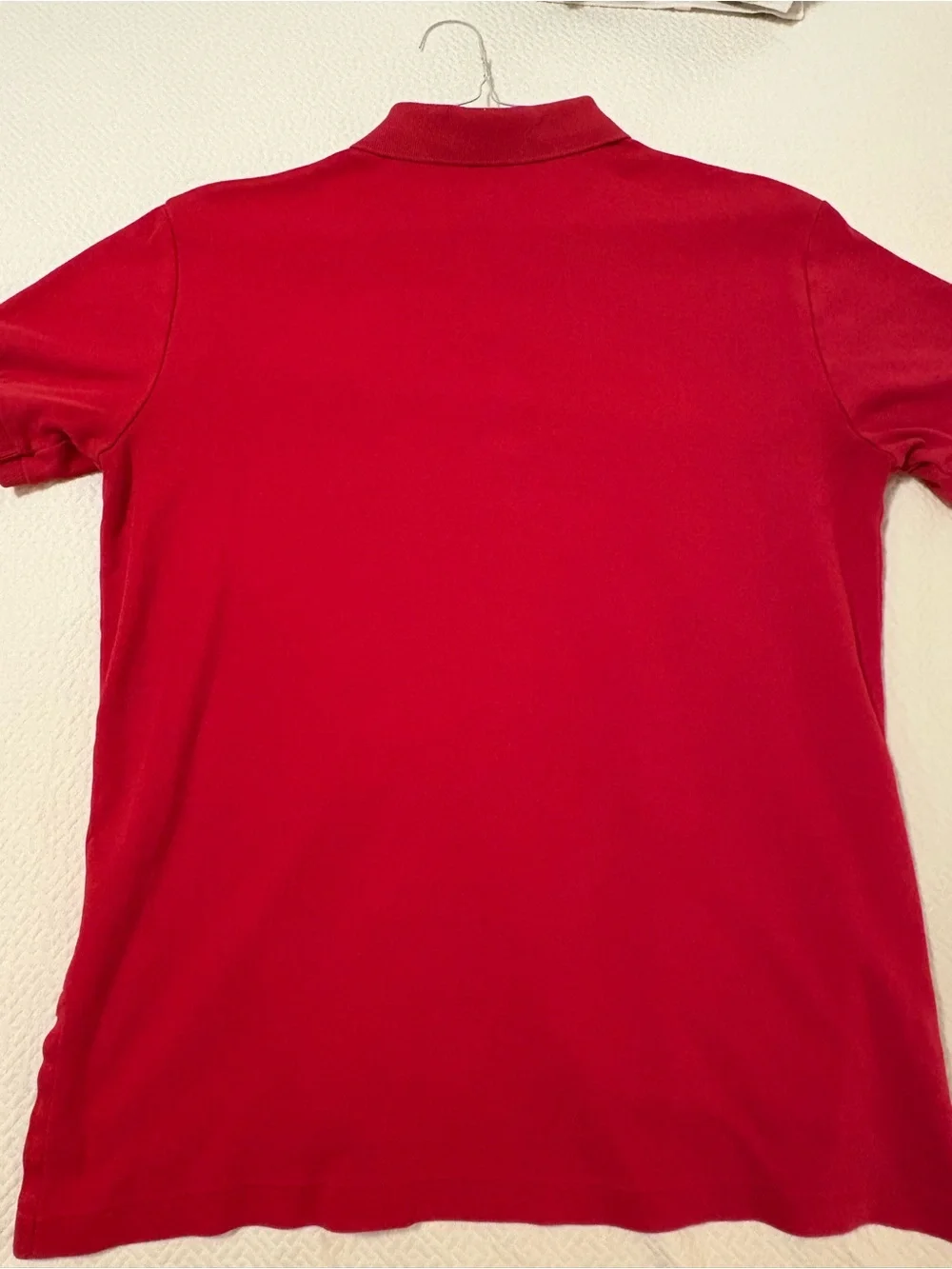 Ralph Lauren Red Polo Shirt with Navy Pony